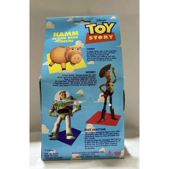 1995 Disney Toy Story Hamm Saving Bank Thinkway Rare - Picture 3 of 5